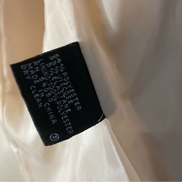 Anne Klien Cream Single Button Blazer Size 8P - Picture 4 of 13